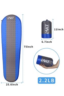 Brand new LAKY Self Inflating Sleeping Pad for Camping - 1.5 Inch thickness