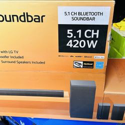 LG 5.1 ch. Soundbar with Dolby Audio and Rear Speakers - S55TR