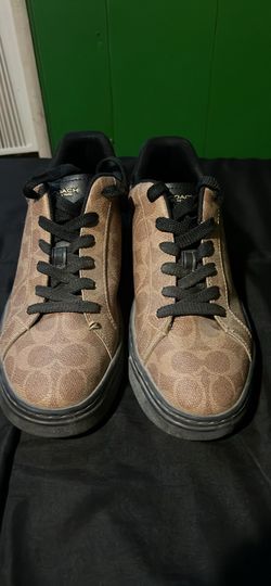 Coach low top brown size 9