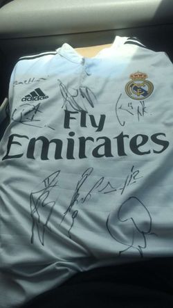 Real Madrid Signed Jersey
