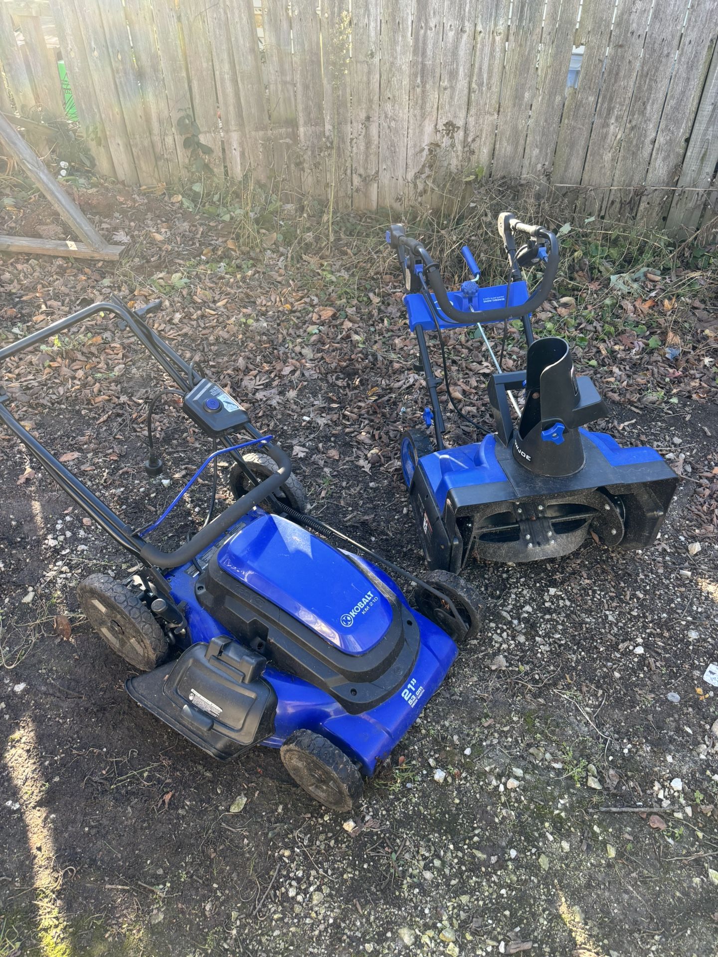 Lawn Mower And Snow Blower.