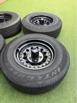 tires and rims American racing 15x7 5x114.3 Tacoma Toyota pickup
