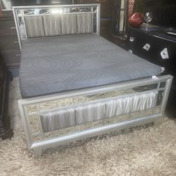 Full Bed Frame And Mattress 