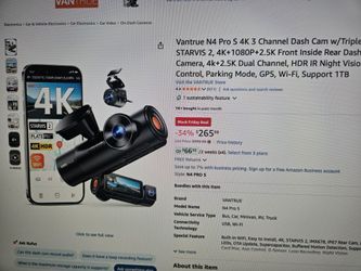 Black Friday Sale Price! VANTRUE DASHCAM  Brand-new!!!