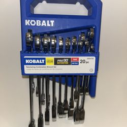 Kobalt 20-pc SAE Metric Wrenches Set