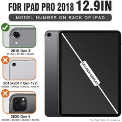 iPad Pro case 12.9 Inch With Apple pencil holder
