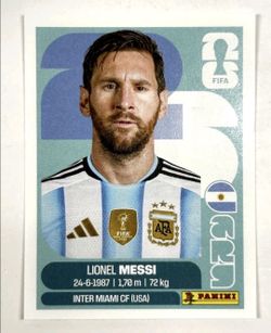 Leo Messi Panini Sticker!