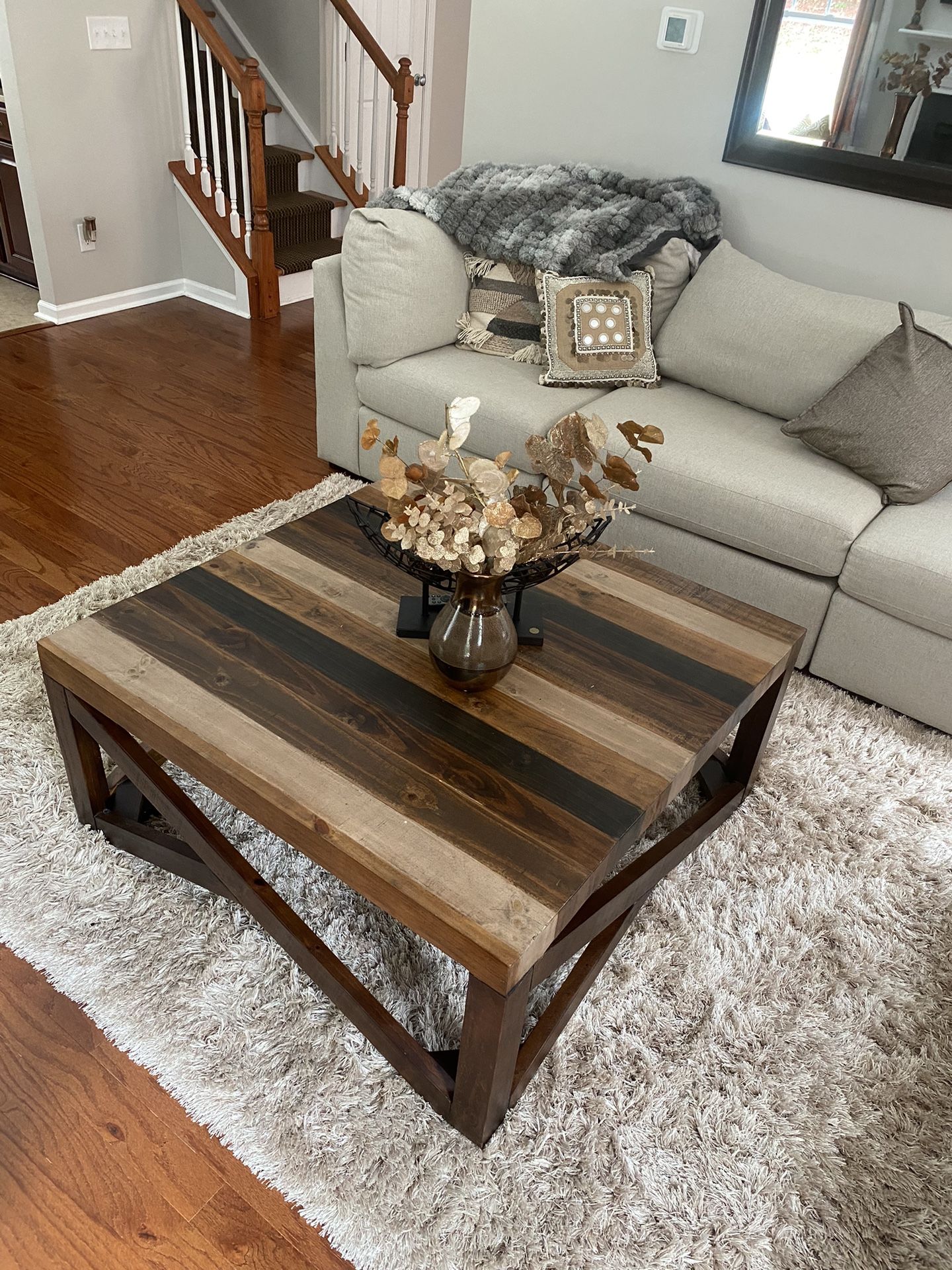 Large Coffee Table With Wheels