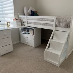 Bunk Bed with Desk