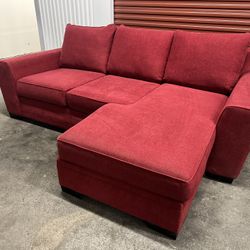 New Red Sectional 