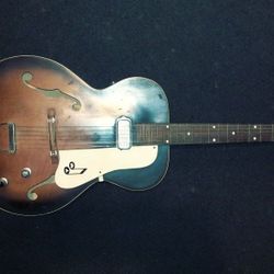 1960s Truetone electric guitar with Sunburst pattern