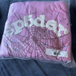 Real Spider Hoodie Pink