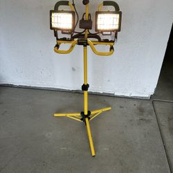 Twin Head Halogen Work Light