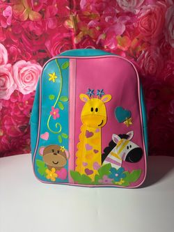 Stephen Joseph Zoo theme Kids Go Go Backpack