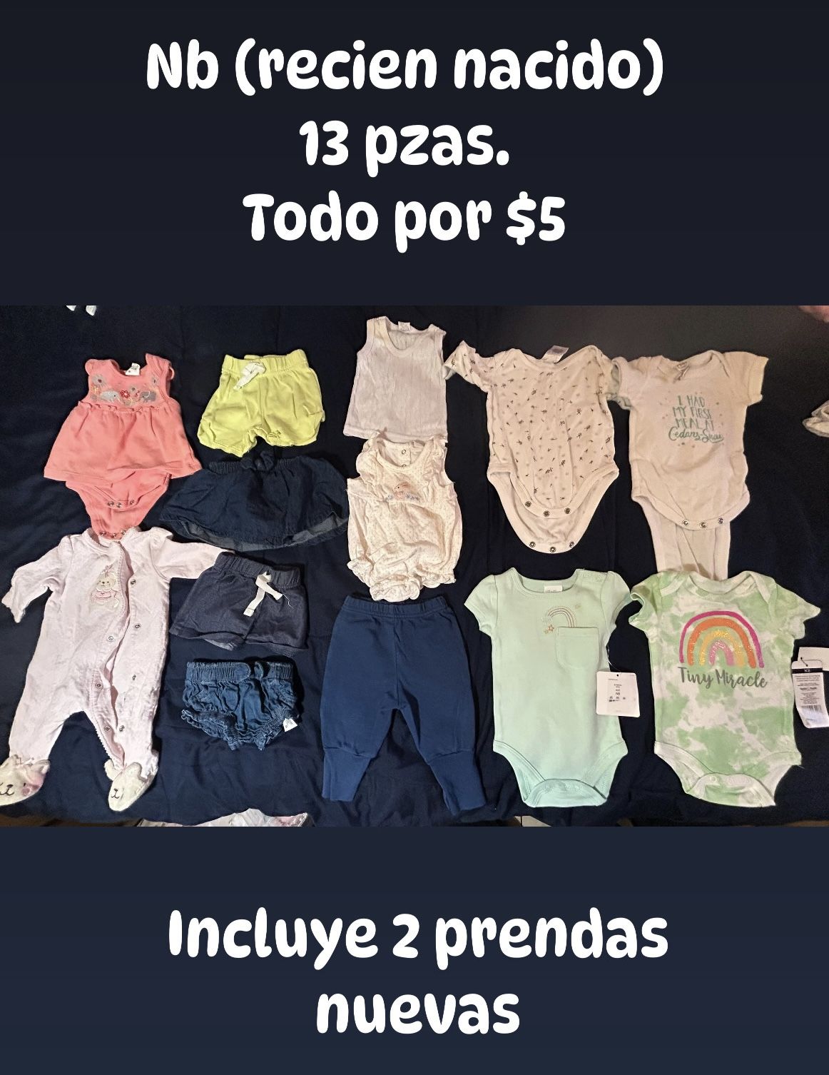 New Born Baby Clothes (ropa Recien Nacido)