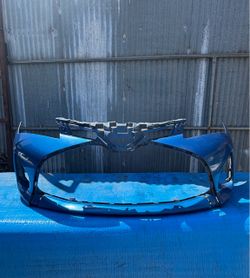 2015 2016 2017 Toyota Yaris Front Bumper Blue OEM (ORIGINAL)