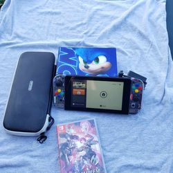 Customized 2020 Nintendo Switch V2 256GB With 1 New Game. DOCK station. Case, charger, $300! Firm combo deal