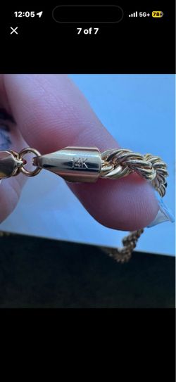 14K Gold Rope Chain