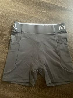 AYBL Gray Activewear Shorts w/ Side Pockets –S-