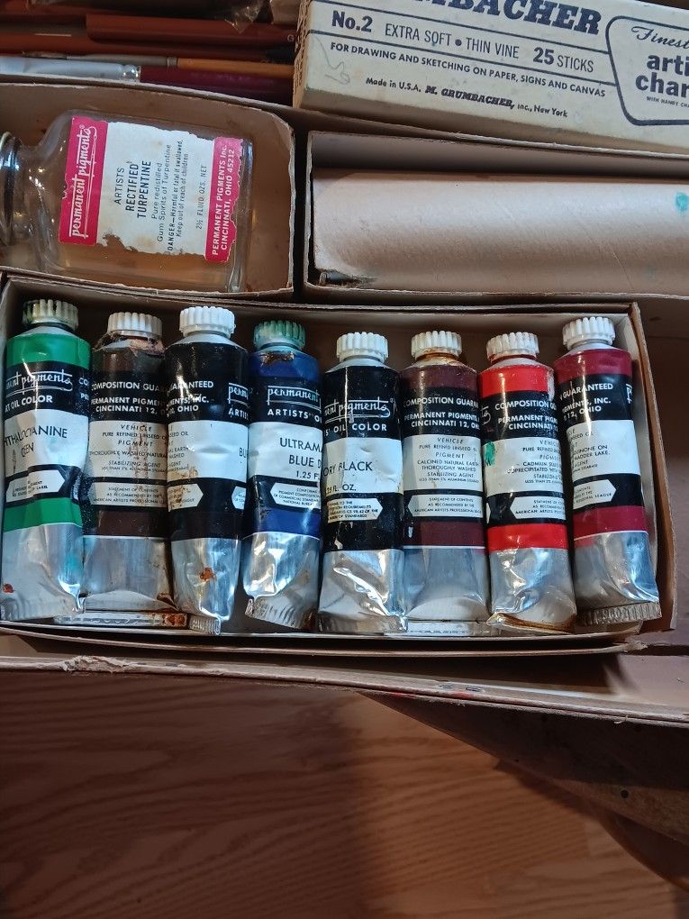 Vintage Grumbacher Oil Paint Set for Sale in San Antonio, TX OfferUp