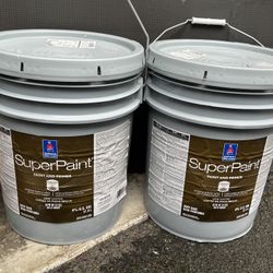 Super paint And Primer In One. Exterior. 10 Gallons 