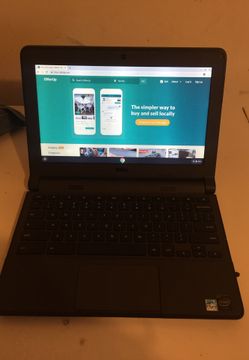Dell Chromebook 11 CHROME OS CHARGER INCLUDED WEBCAM WIFI WORKING CLEARED OUT READY TO GO