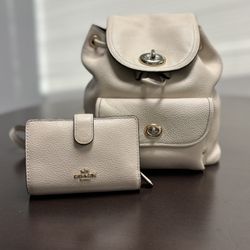 Coach Mini Backpack & Wallet