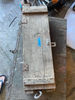 Antique ammo chest