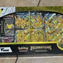 🔥Pokemon Celebrations Collection (Pikachu V-Union) 