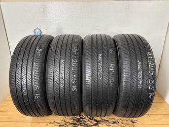 Set 4 tires 205 55 16 Kumho solus ta31 high tread