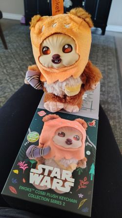 Star Wars ewok cosbi plush keychains
