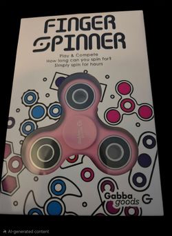 Gabba Goods Pink Fidget Finger Spinner