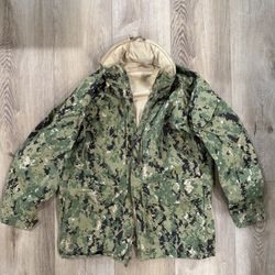 Military Digital Pattern Parka