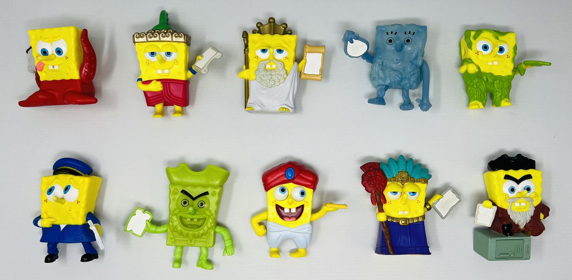 2007 Burger King Spongebob Squarepants Atlantis Kids Meal Toys