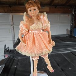 porcelain ballerina doll. 