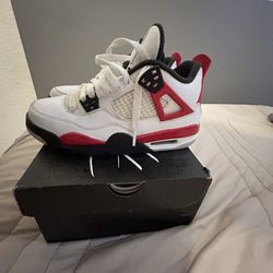 Jordan Red Cement 4’s Size 5
