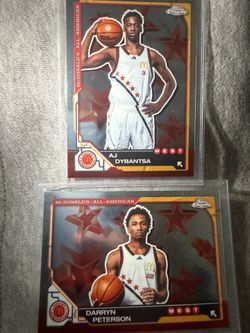 #1 and #2 overall picks McDonald’s cards!! Best offer
