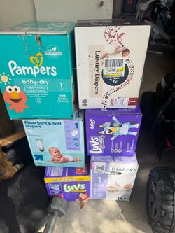 Brand new diapers never opened