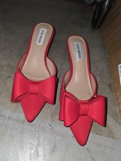 Steve Madden Red Designer Women's Heels Shoes