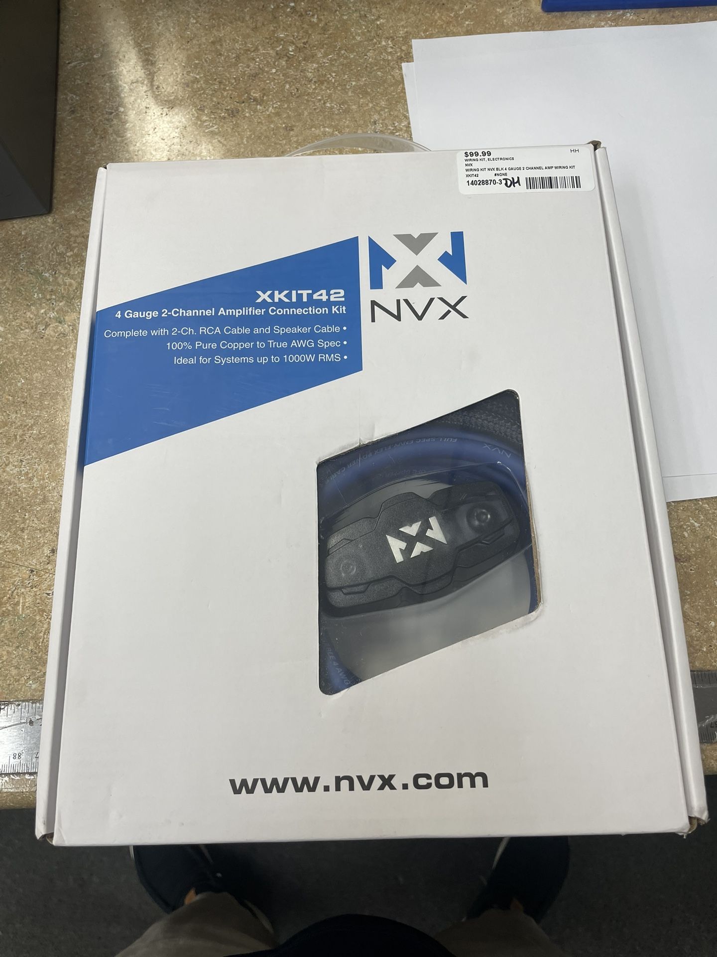 Nvx 4 Gauge 2 Channel Amp Wiring Kit