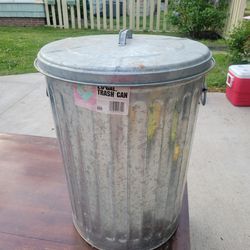 20 Gallon Metal Trash Can w/ Lid