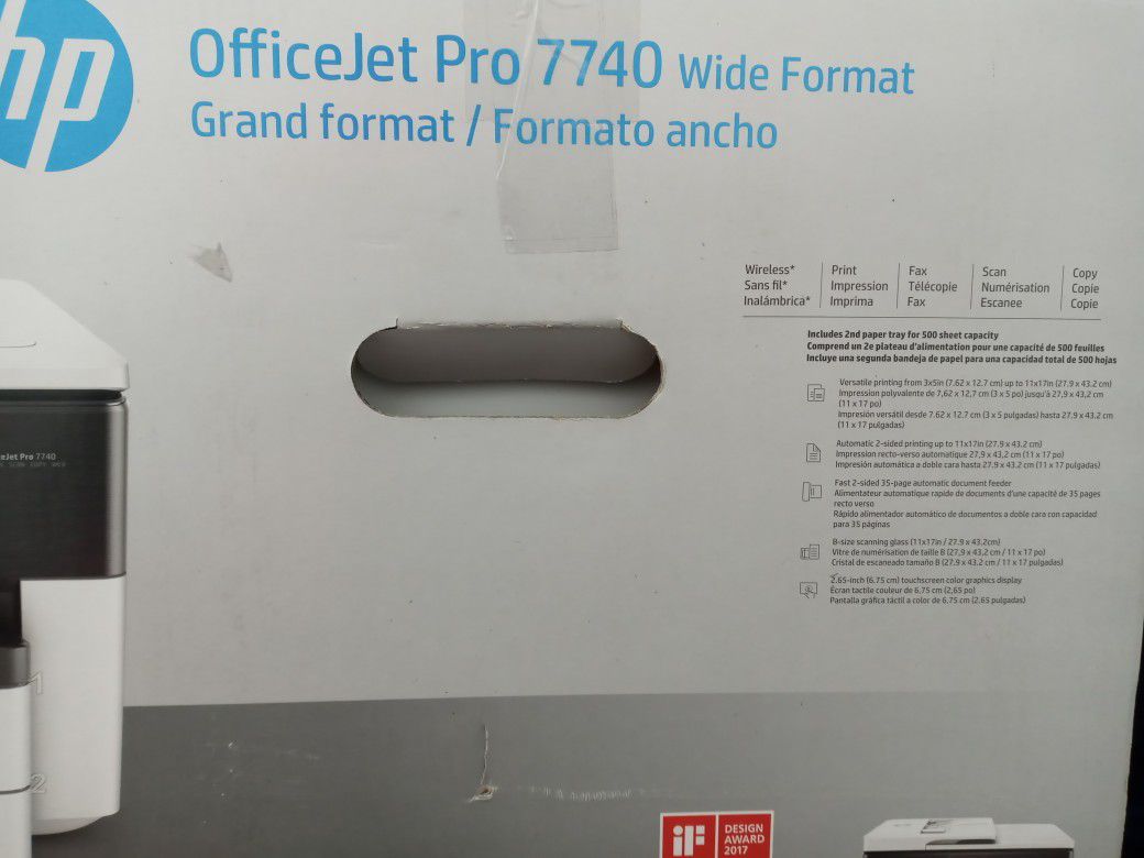 HP Ice jet pro 7740 wide format\grand format