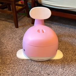 Toddlers Training Potty/ Pink Whale