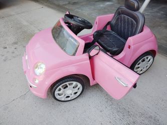 Baby Girl Push Car