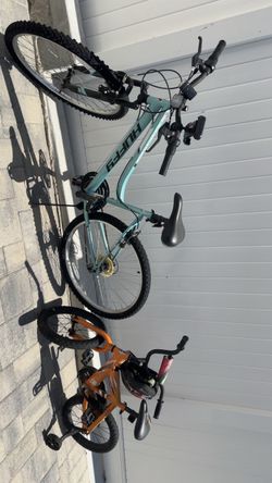 2 bikes both in good condition. One for teens and one for kids.