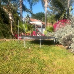 14 , Trampoline What You See Is In Good Condition 75 Dollars