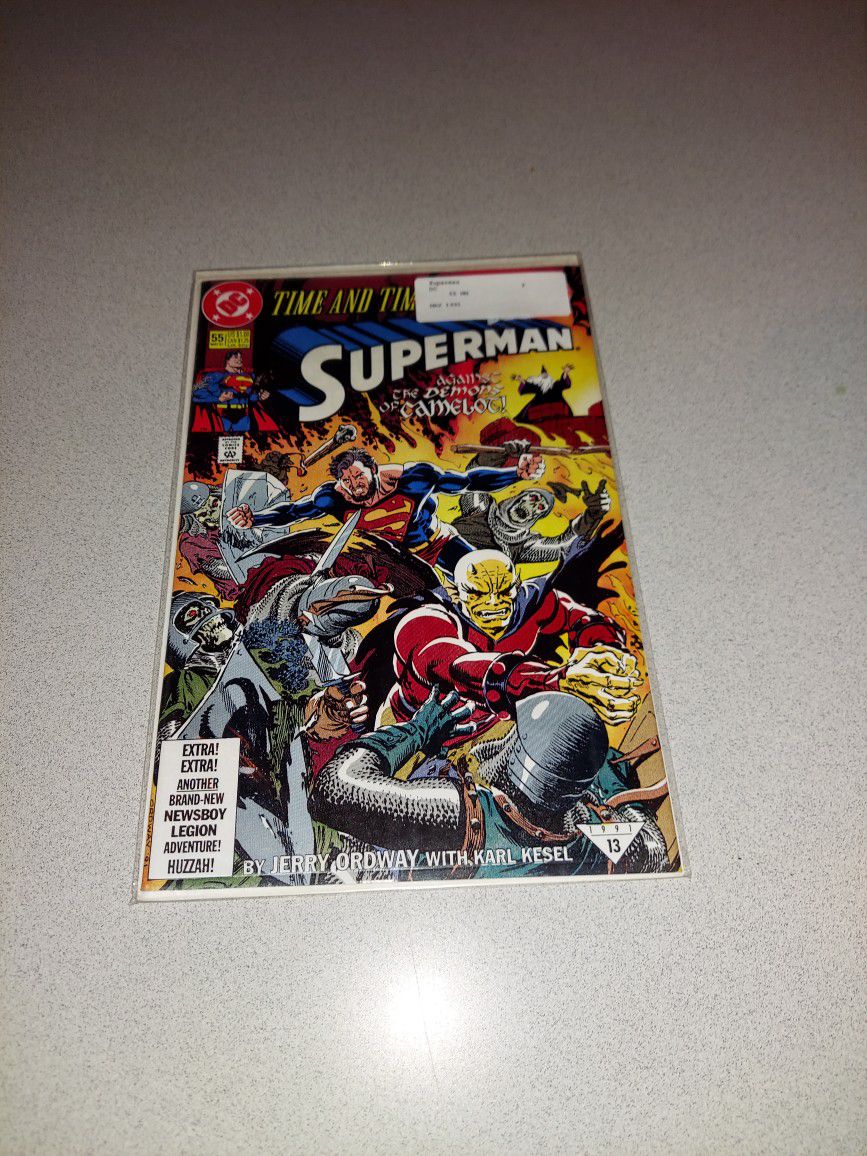 1991 SUPERMAN #55 COMIC BAGGED AND BOARDED 