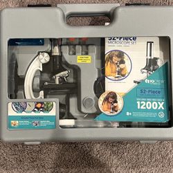 IQCrew Kids Microscope Set 1200X w/ Case & Accessories