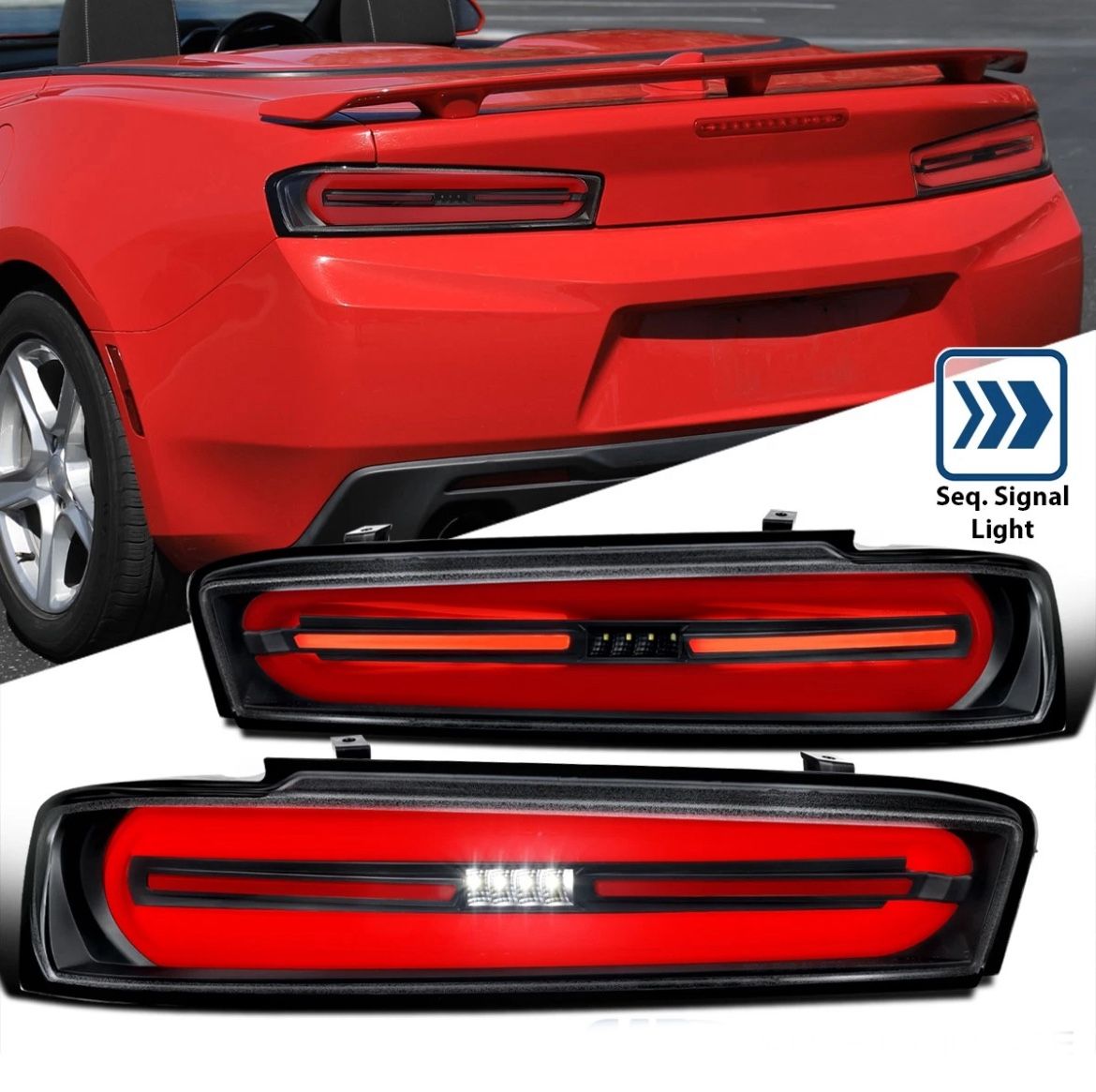Full16-18 Chevy Camaro Tail Lights Sequential Signals 