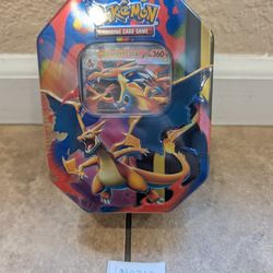 Pokemon Trading Card Game Pokémon TCG: Mega Charizard Y Tin 4 Boosters